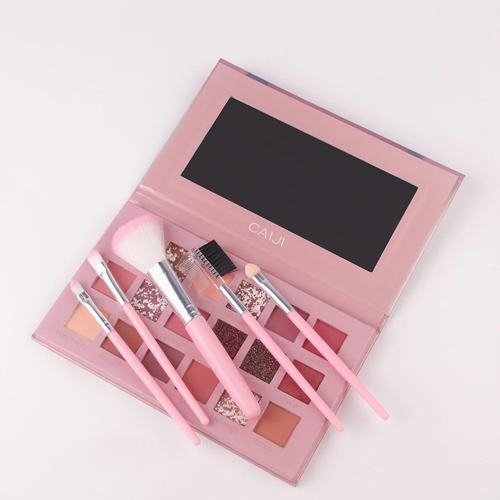 18 цветов долговечные тени для век легко носить красота застекленные палитра