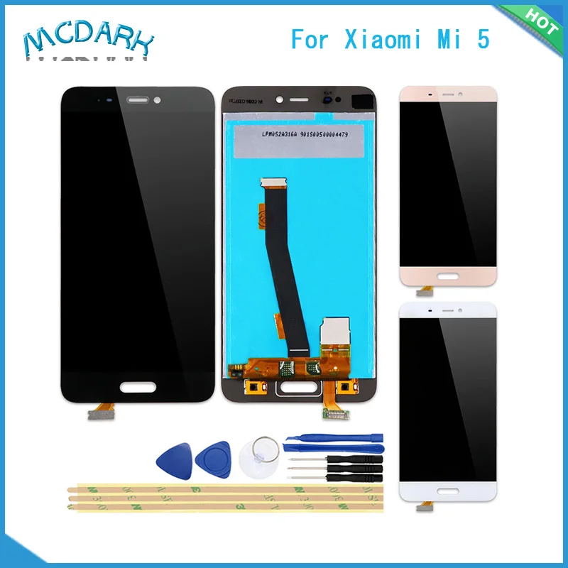 Mcdark для Xiaomi Mi 5 Pro ЖК дисплей + части замены процессора изображений сенсорного