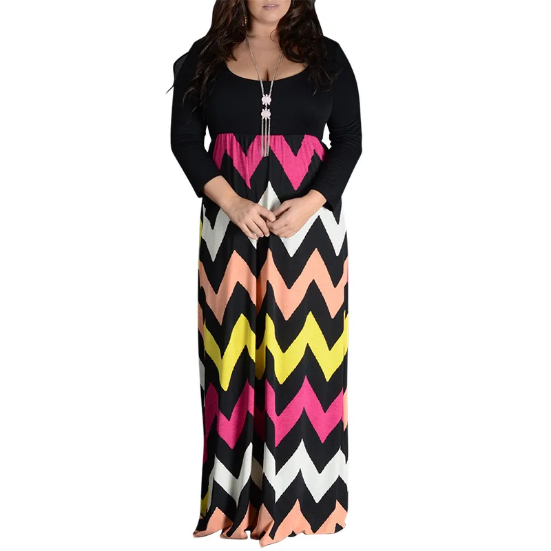 Большой размеры 9XL 2019 жира мм женщина платье с принтом элегантные модные длинные