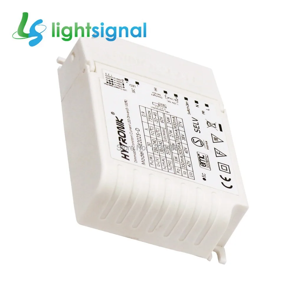 25 Вт выбираемый светодиодный драйвер постоянного тока с регулируемой яркостью 350