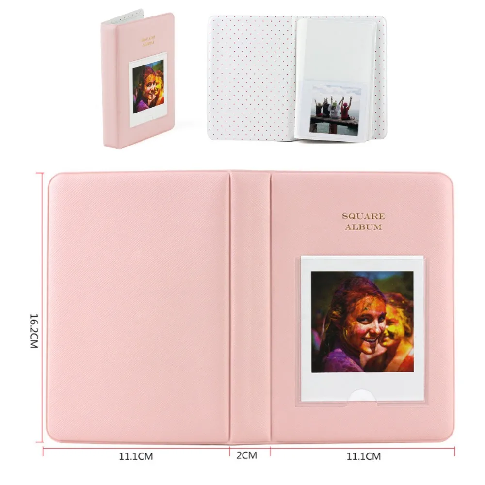 64 кармана фото альбом книга имя карты для квадратной SQ10 SQ6 SQ20 камеры и Fujifilm Instax Share