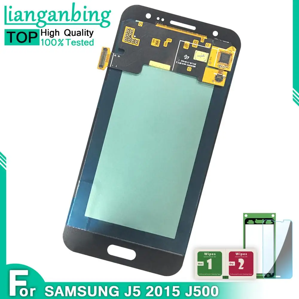 Super Amoled ЖК дисплей для SAMSUNG GALAXY J5 2015 J500 J500F J500M SM сенсорный экран дигитайзер Замена