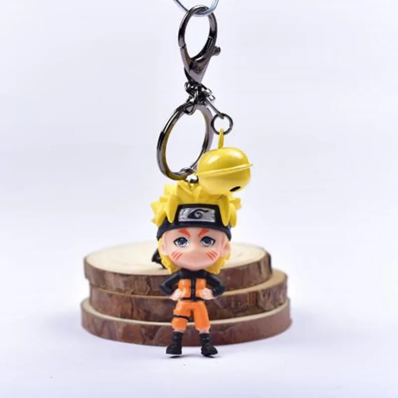 Горячая 3D аниме мультфильма Наруто брелок Какаши Гаара SASUKE uzumaki кукла для ключей