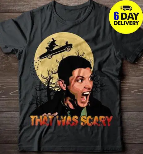 Дин Винчестер который был страшен подарок на Хэллоуин футболка черная Хлопковая