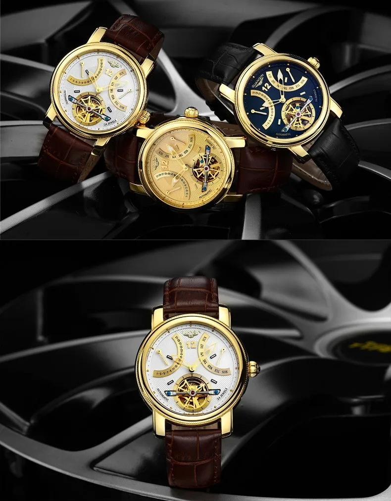 Hommes Automatique mecanique Montres Hommes Топ Marque De Luxe montre deповеренный в делах
