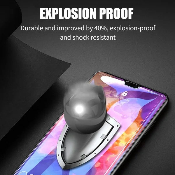 9H закаленное стекло с защитой от отпечатков пальцев для Xiaomi Redmi Note 7 6 5 Pro