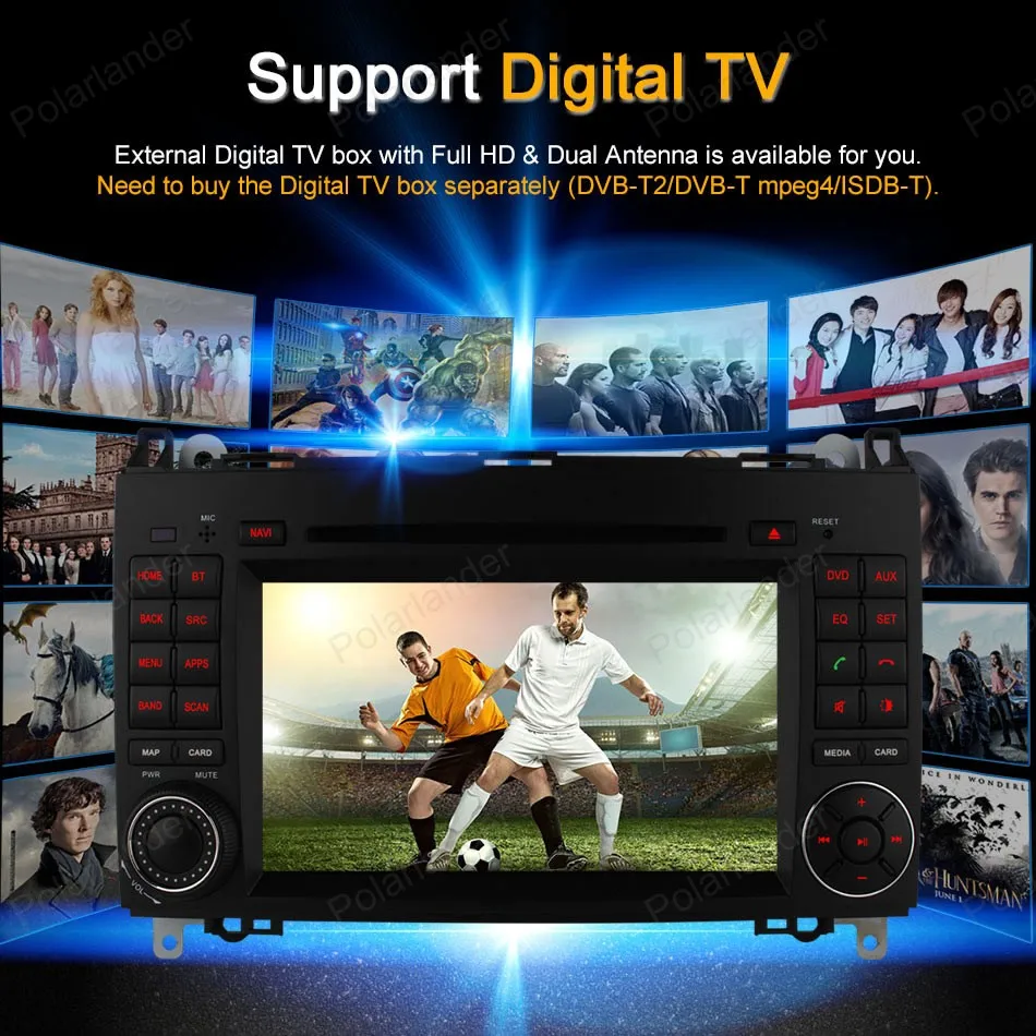Android4.4 автомобильный DVD Поддержка BT 3G WiFi GPS DTV DAB + TPMS для Benz B200 W169 A160 Viano Vito