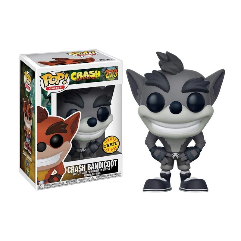 FUNKO POP мультфильм Аниме игра персонаж Краш Бандикут виниловые фигурки Коллекция Модель игрушки для детей Рождественский подарок