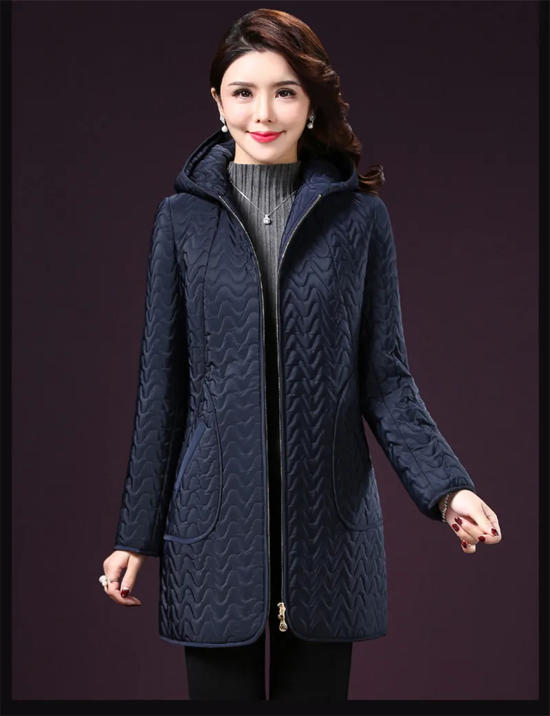 Зимние парки, Женская куртка, плюс размер, 5XL, толстовки, для женщин среднего возраста, верхняя одежда, теплая, плюс бархат, пальто, одежда OKXGNZ A1966