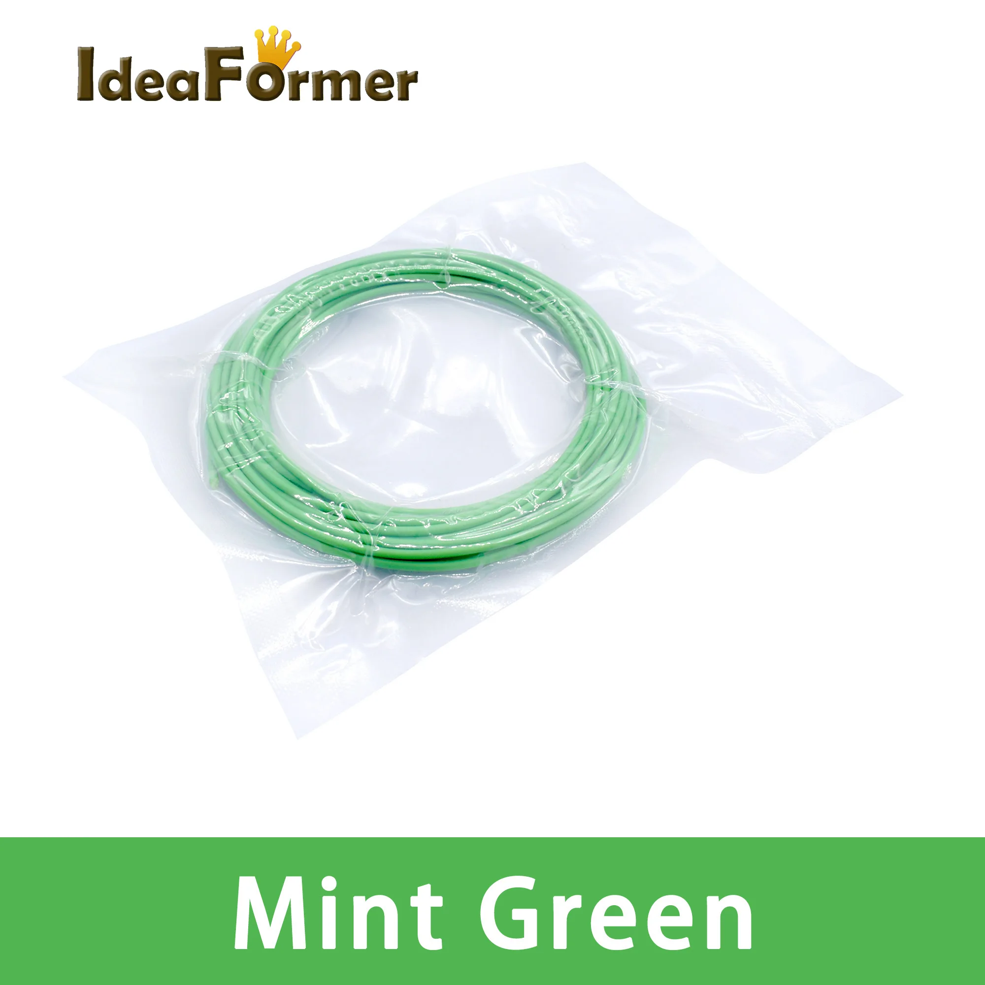 Mint green 3D печать Ручка низкотемпературная нить PCL пластик 1,75 мм 3d принтер нить материал s(5 м/цвет) криогенный материал - Цвет: Mint green