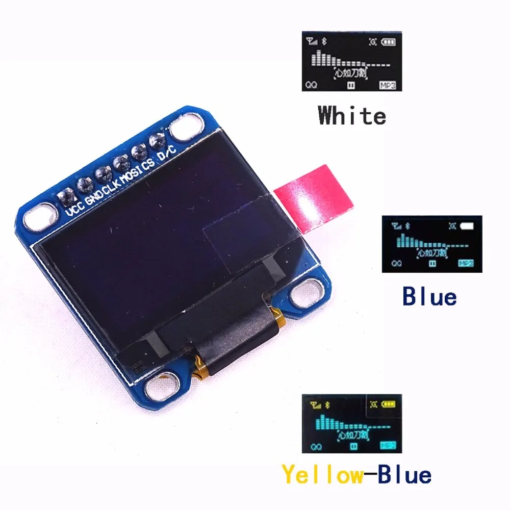 6 контактный 3 5 дюймовый IIC I2C SPI интерфейс OLED белый/синий/желтый синий модуль ЖК