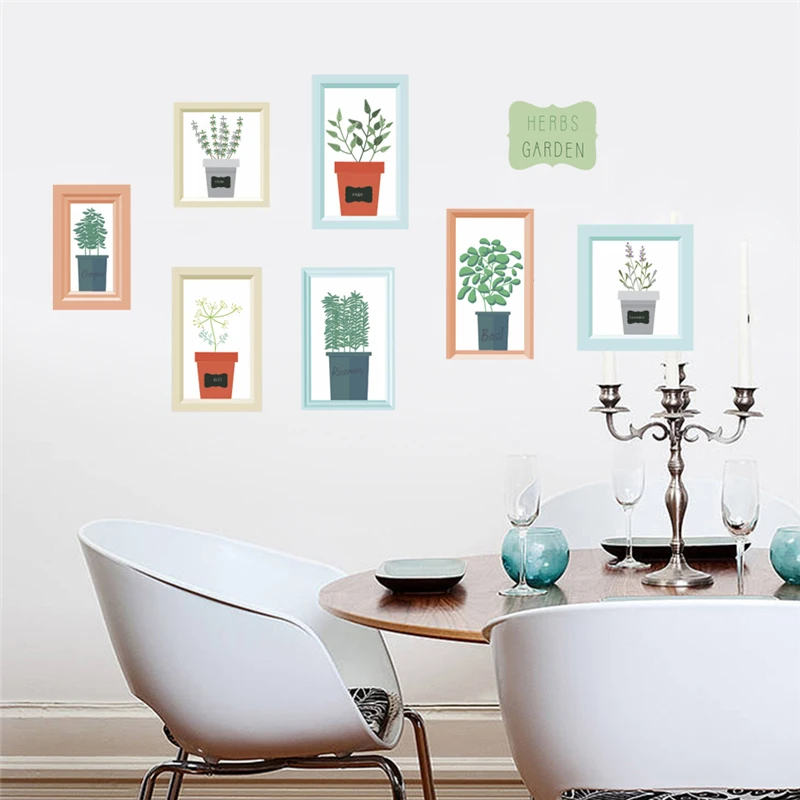 3d растения цветок трава фото настенные наклейки для детской комнаты домашний