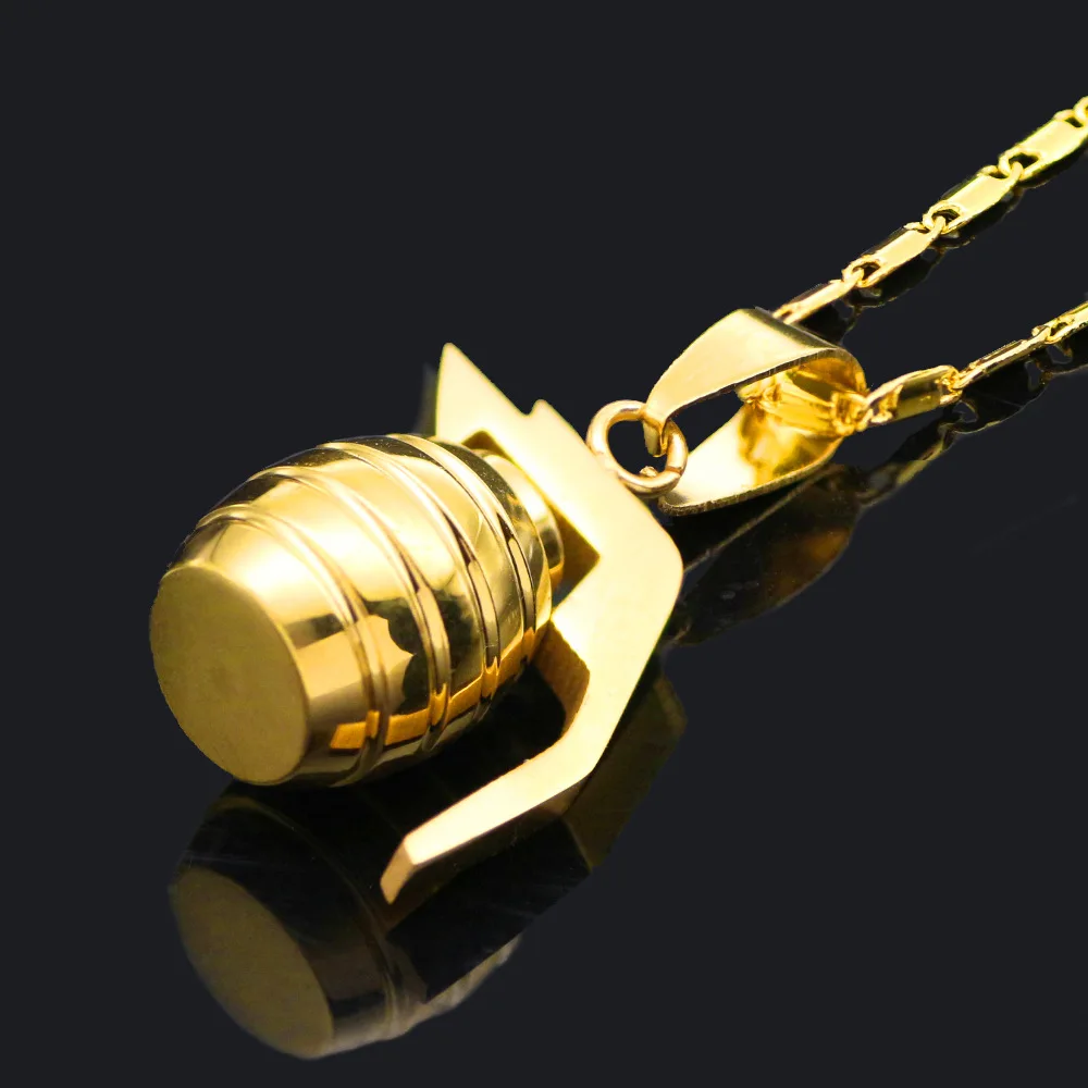 MCSAYS Fashion Jewelry Soecial Design Hand Grenade Pendant Hiphop Titanium Necklace Army Cool Mens 4JB | Украшения и аксессуары