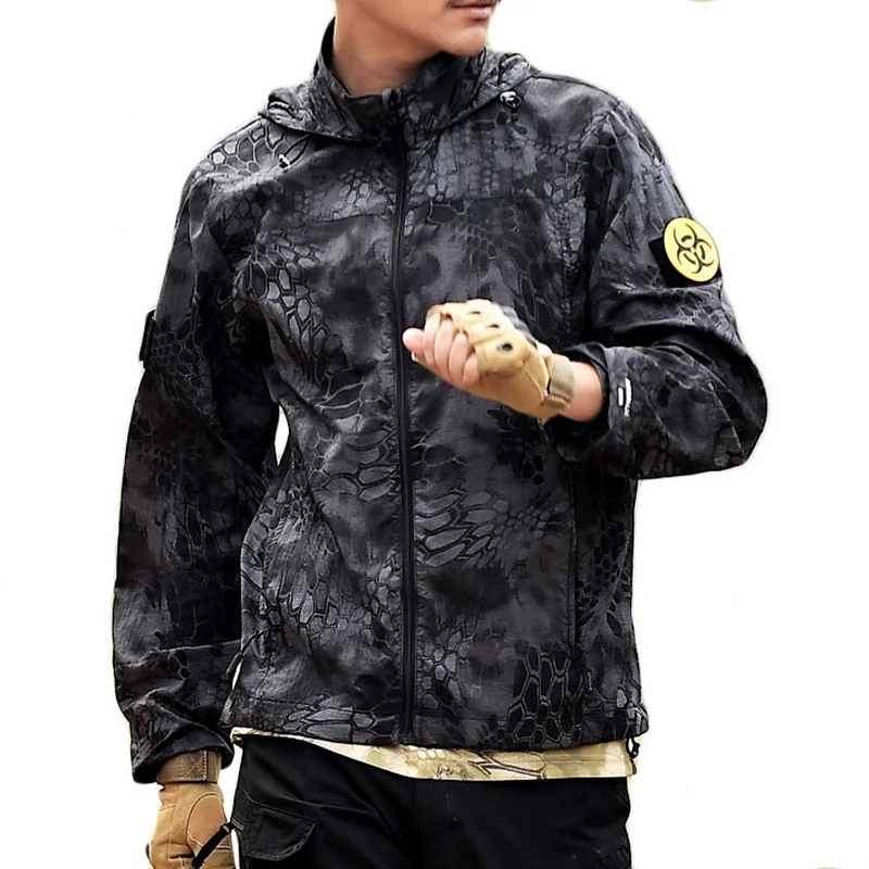 

Nylon Ultra Light Thin Anti-Uv Hiking Jackets Men Army Military Camouflage Coat Trekking Cycling Fishing Tactical Jacket,AM123