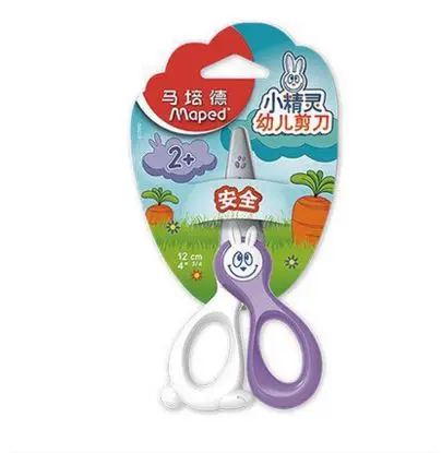 Детские ножницы с изображением французского животного ручная работа вырезание