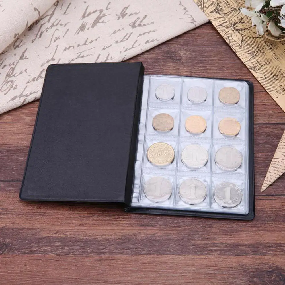 Коллекция монет 120 держатели для хранения денег Пенни карманный альбом папка