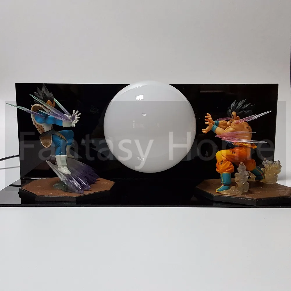 Dragon Ball Z фигурку Сон Гоку против Вегета DIY Дисплей игрушка с рисунками из комикса