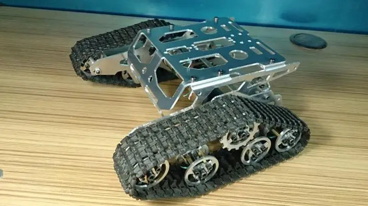 DIY 428 шасси из сплава/гусеничный автомобиль для дистанционного управления/детали