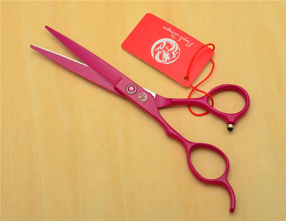 Профессиональные Парикмахерские ножницы Z8001 с левой ручкой 6 0 дюйма фиолетовый