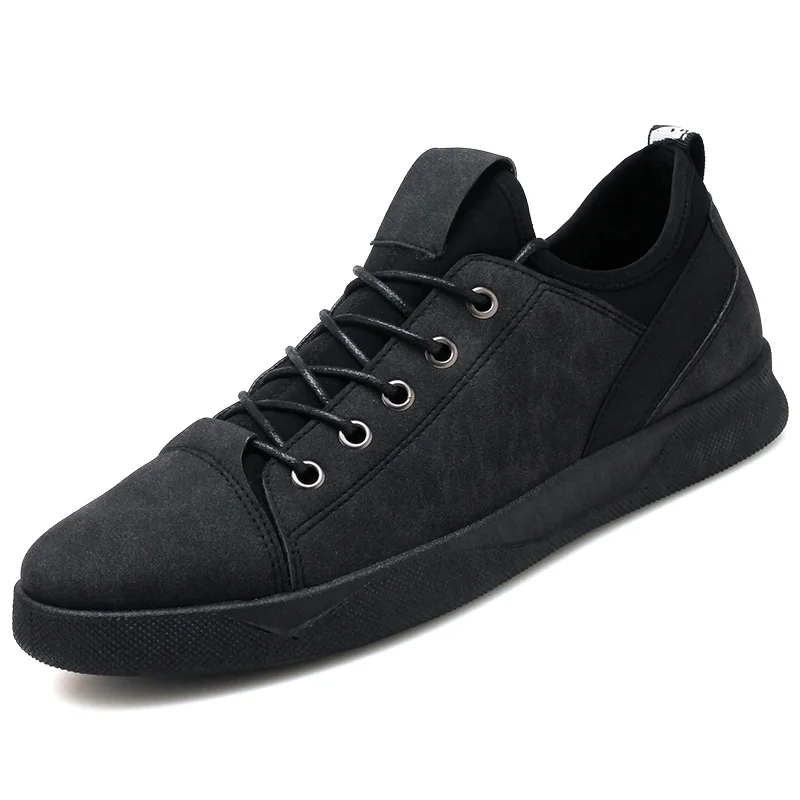 Man Autumn Leisure Shoes Fashion Sneakers 2019 Casual Men PU Leather Student Trainers Chaussure Homme | Обувь