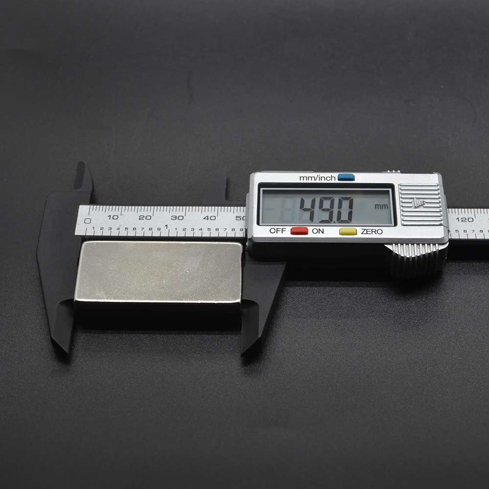 

N50 50x25x10 mm Super Strong Sheet Rare Earth Magnet Thickness 10mm Block Rectangular Neodymium Magnets 50mm x 25mm x 10mm