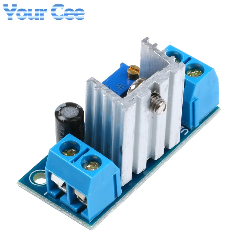 LM317 DC преобразователь понижающий модуль печатной платы линейный регулятор