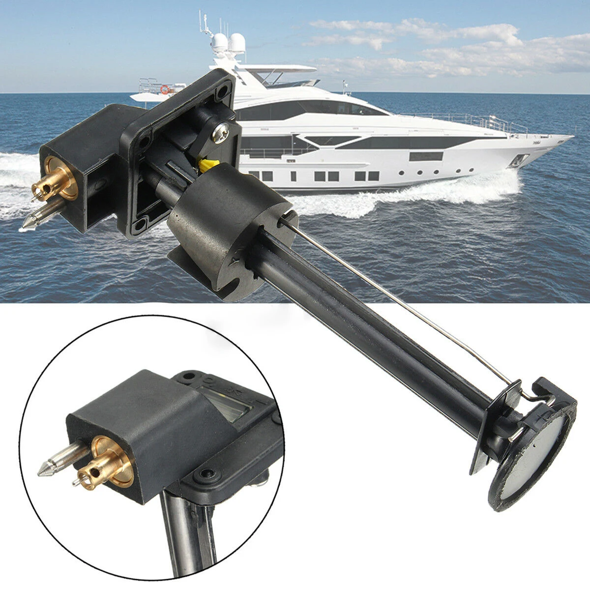 Универсальный подвесной манометр в сборе топливный двигатель 24л пластиковый