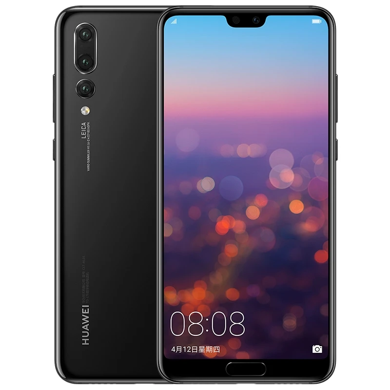 Оригинальный huawei P20 Pro 6G RAM 64G ROM 4G LTE Kirin 970 Octa Core 6 1 дюйма 2240*1080 P Три задних Камера