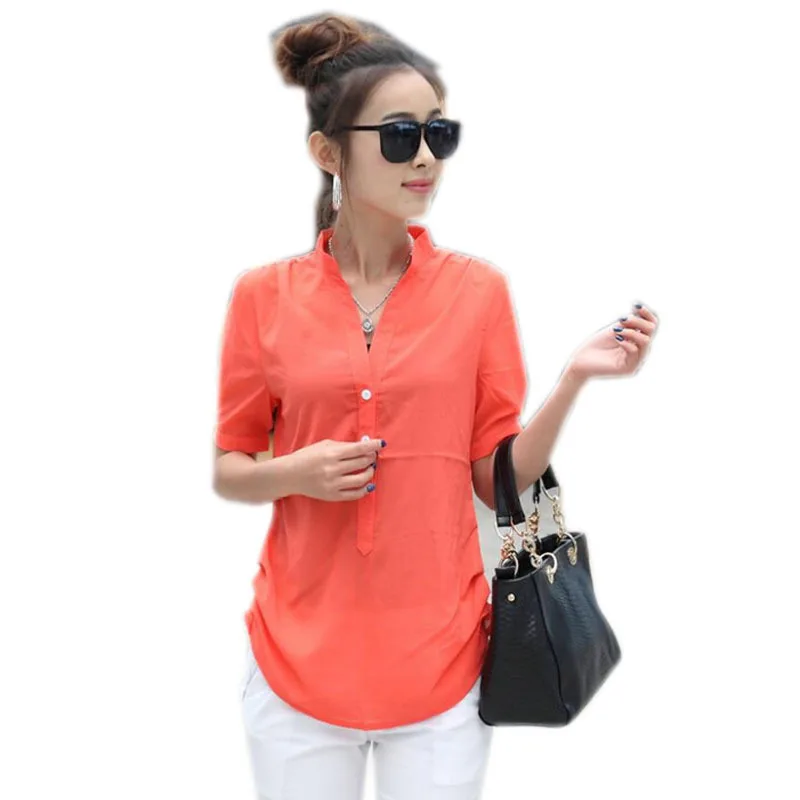 2016 Новая Мода Женская одежда футболка футболки Шифоновая Футболка Sexy шифон