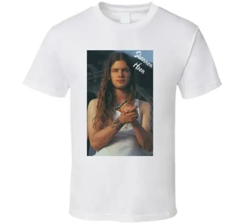Белая футболка в стиле ретро Shannon Hoon Blind Melon emo rock grunge крутая повседневная мужская