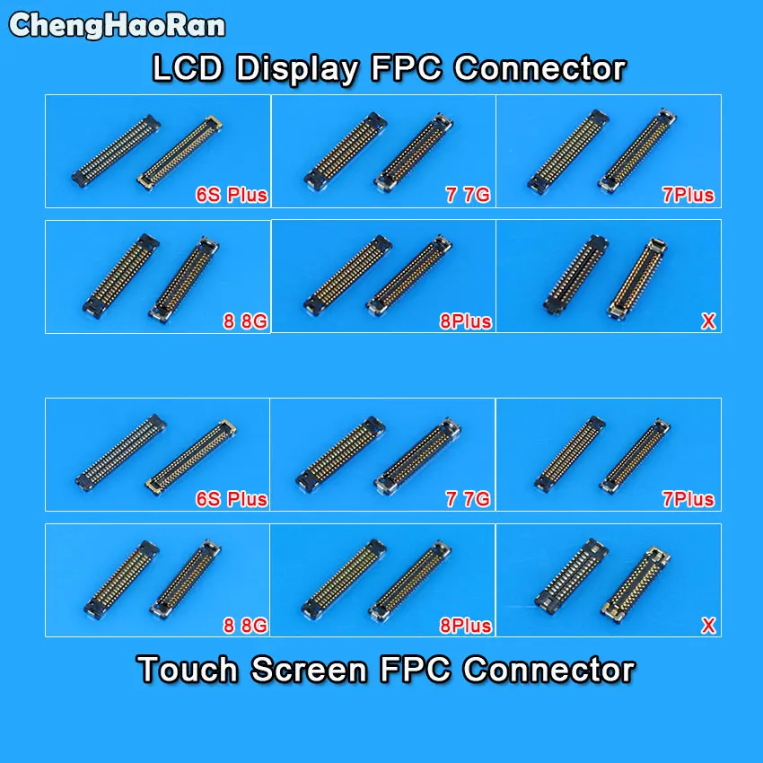 ChengHaoRan сменный ЖК дисплей/дигитайзер сенсорного экрана для iPhone 6S 6SP 7 8 Plus X|Шлейфы