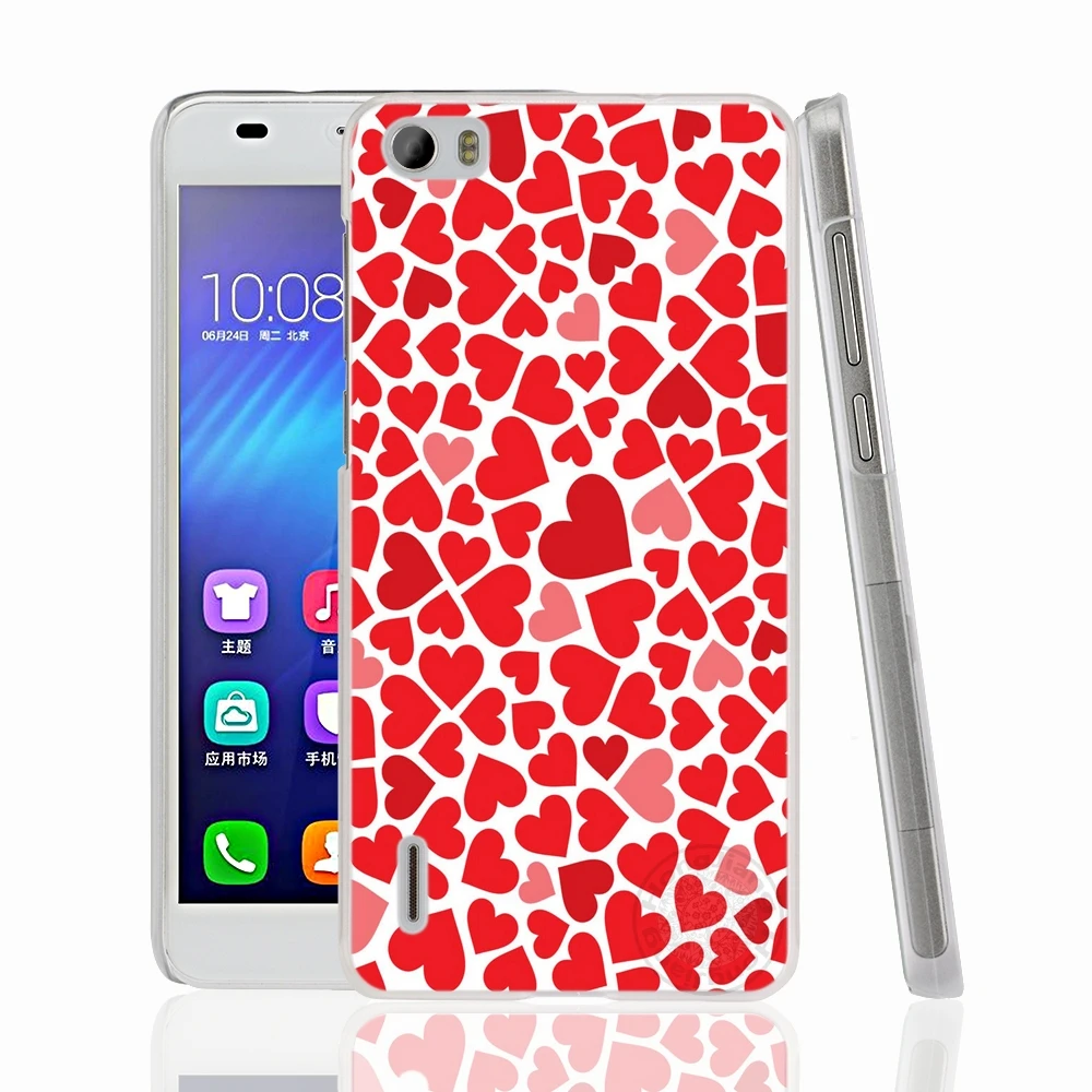 HAMEINUO Любовь Сердце красивые девушки сотовый телефон чехол для huawei honor 3C 4A 4X 4C 5X 6 7 8
