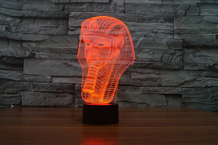 Бесплатная доставка RC игрушки 3D Египет Сфинкс Фараон BulbNight огни сенсорный пульт