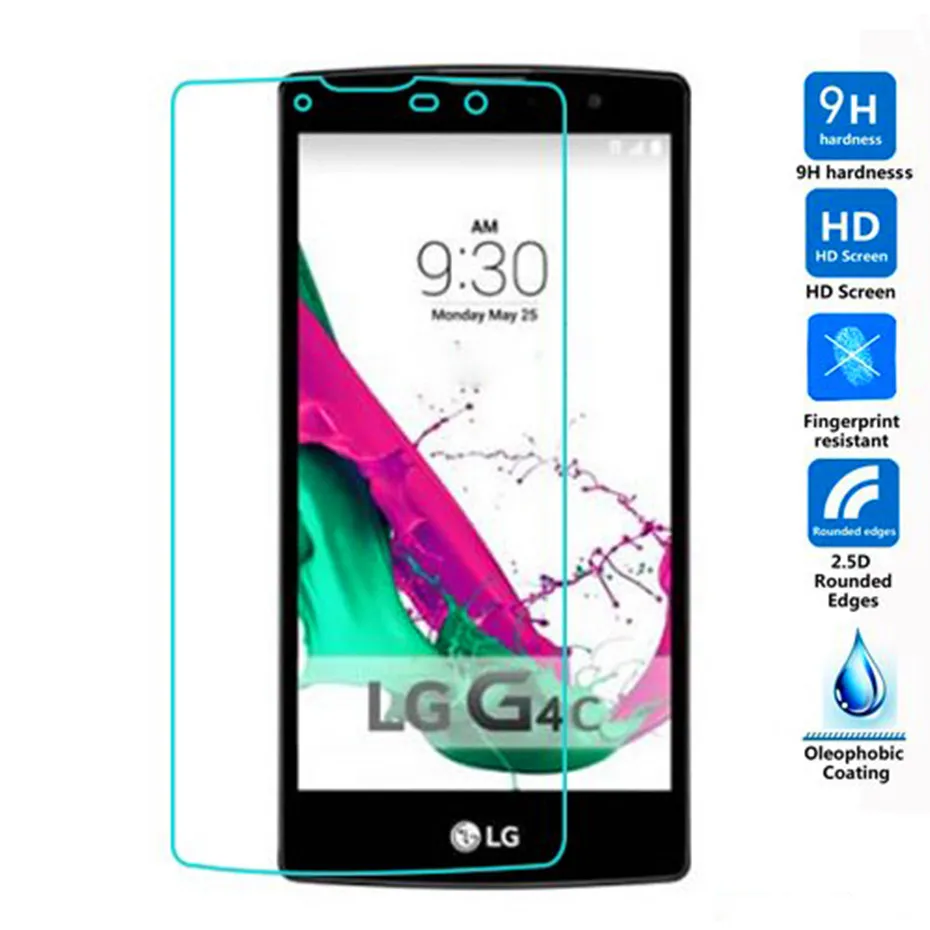 Ультратонкое закаленное стекло 9H для lg g4 mini G4C Magna H502 H502F H520N C90, Защитное стекло для lg g4c