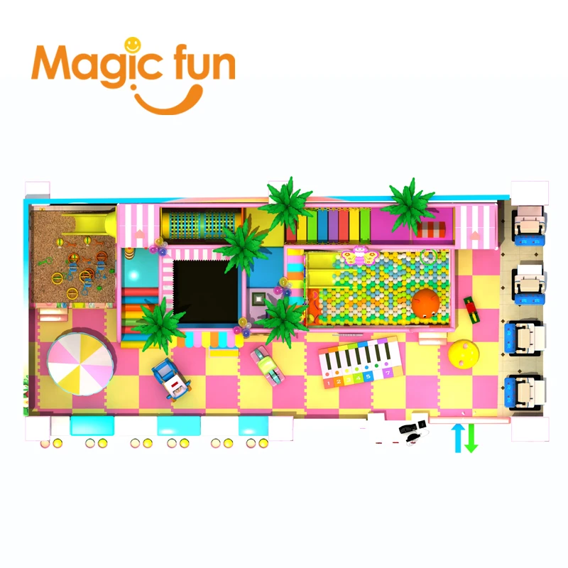 MAGICFUN jeux gonflable piscine balkon masa sandalye kinder rutschen игровая площадка для двора | Спорт и