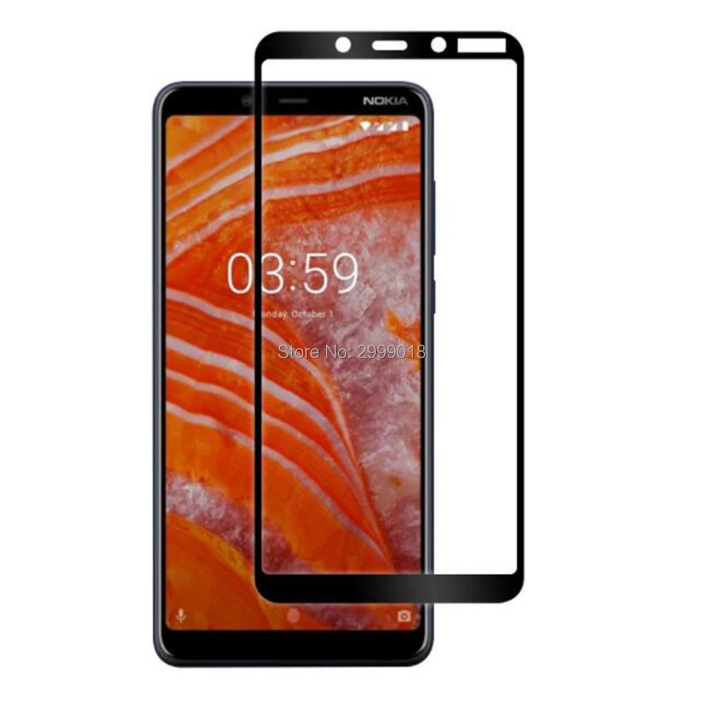 2 шт для Nokia 3,1 Plus полное покрытие закаленное стекло протектор экрана 9h защитная пленка на 3,1 Plus Ta 1104 1115 1118 1125