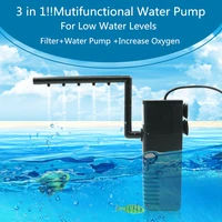 mini 3 in 1 aquarium filter 5w 8w multi function fish tank aquarium internal purifier submersible pump spray waterfall fa015