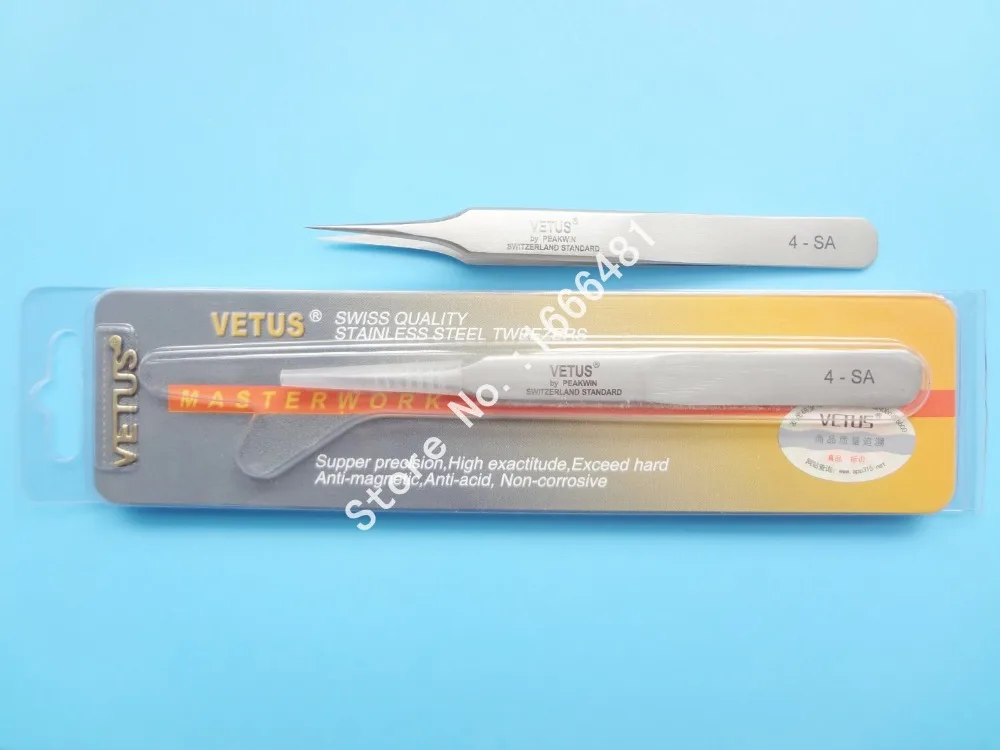 10 шт./лот пинцет для наращивания ресниц VETUS|tweezers lashes|tweezers vetustweezers eyelash extension |