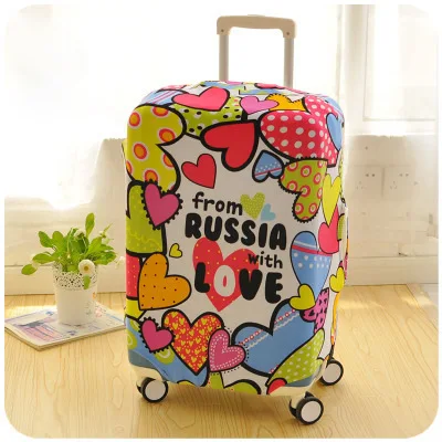 Слоновая кость Модный Дорожный Чехол для багажа, защитный чехол, чехол на колесиках, Чехол для багажа, пылезащитный чехол для 18-30 дюймов - Цвет: Слоновая кость