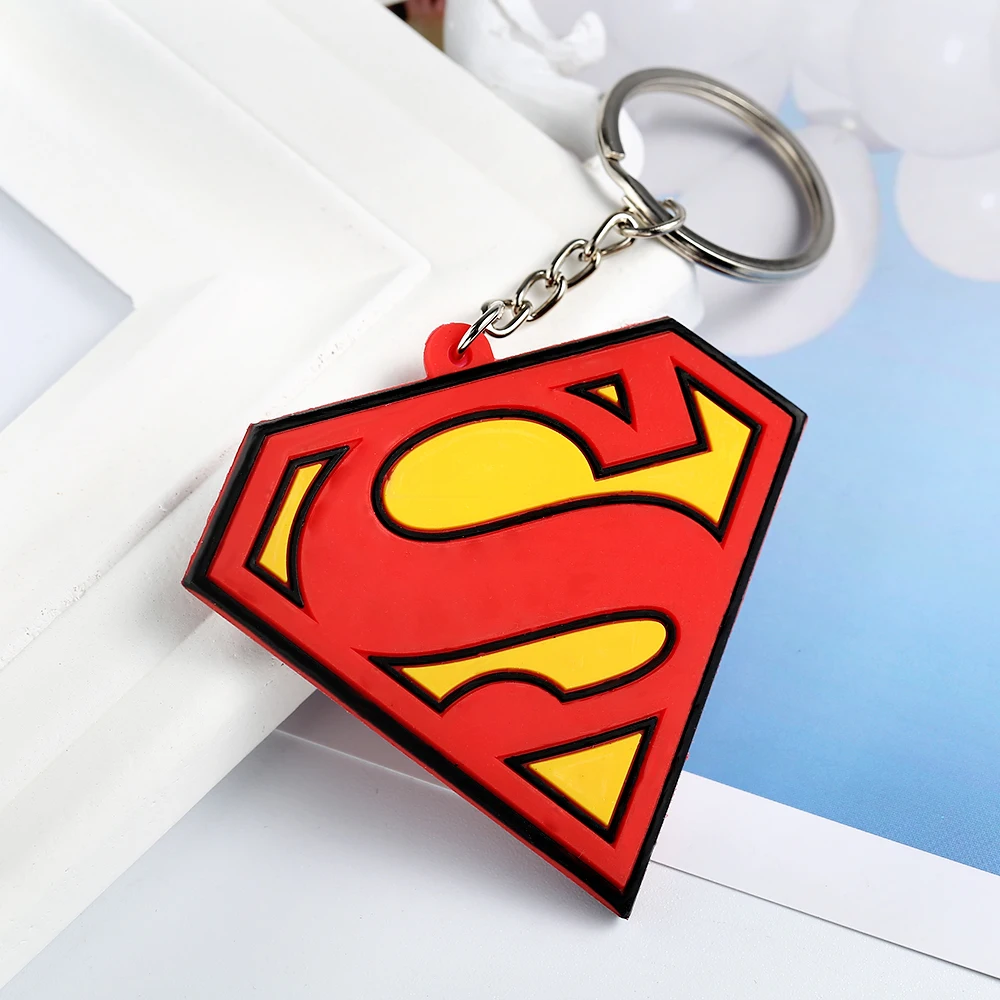 Marve комиксы Super Hero брелок удивительные Человек паук Бэтмен Мстители Косплэй Jewelry