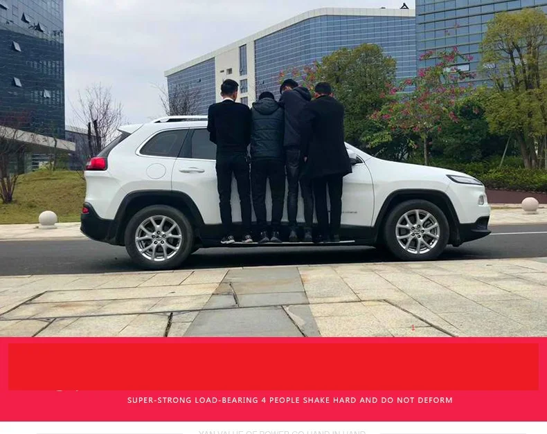 Алюминиевый Новый Стиль подходит для JEEP Cherokee 2014 2015 2016 2017 2018 подножка боковая Nerf