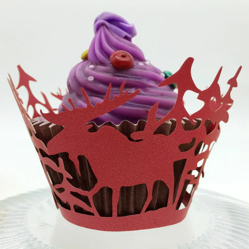 100 шт./компл. лазерная резка облака для пирога с дизайном Бумага лоза филигранные