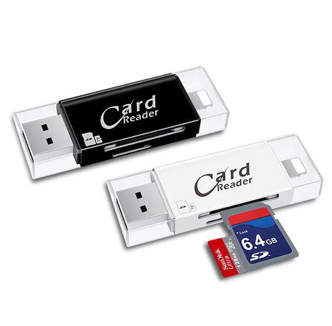 USB SDHC SD MicroSD TF кардридер писатель для iPad iPhone x 6 6S 7 8 Plus 5 5S SAMSUNG Xiaomi OTG Android Phone|reader