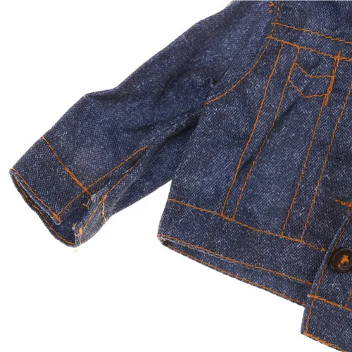 Джинсовая одежда зимнее пальто для кукол девочки Одежда куклы 18 дюймов 7*18*3