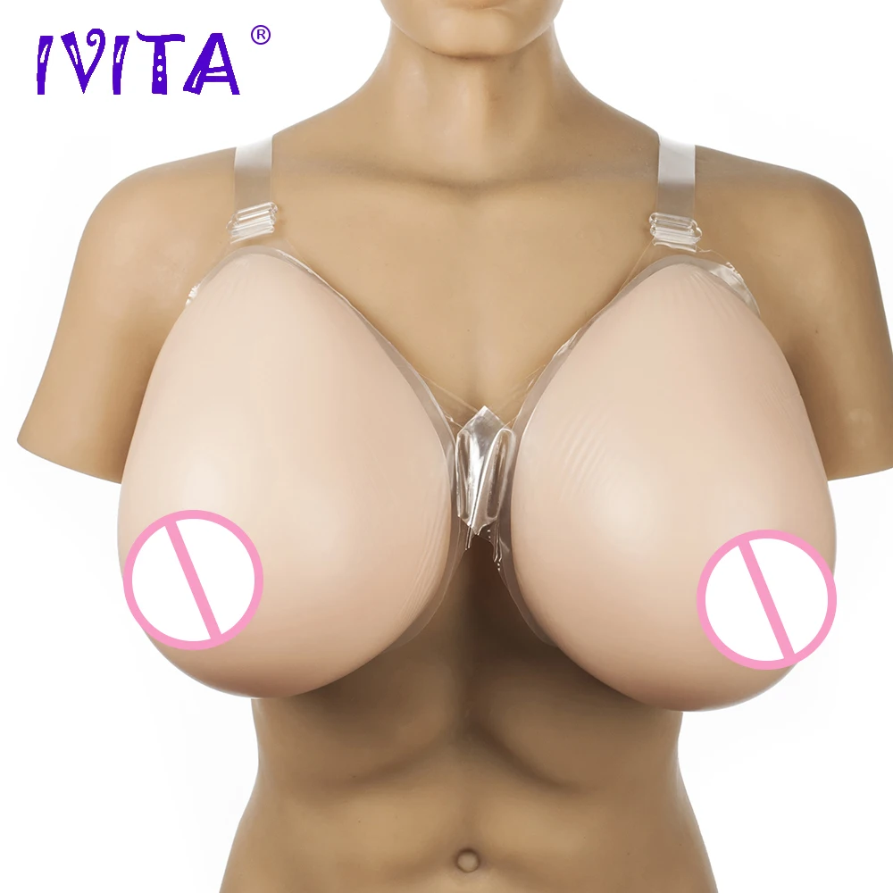 IVITA 4600 г силиконовая грудь формирует ложную для трансвеститов Драг королева