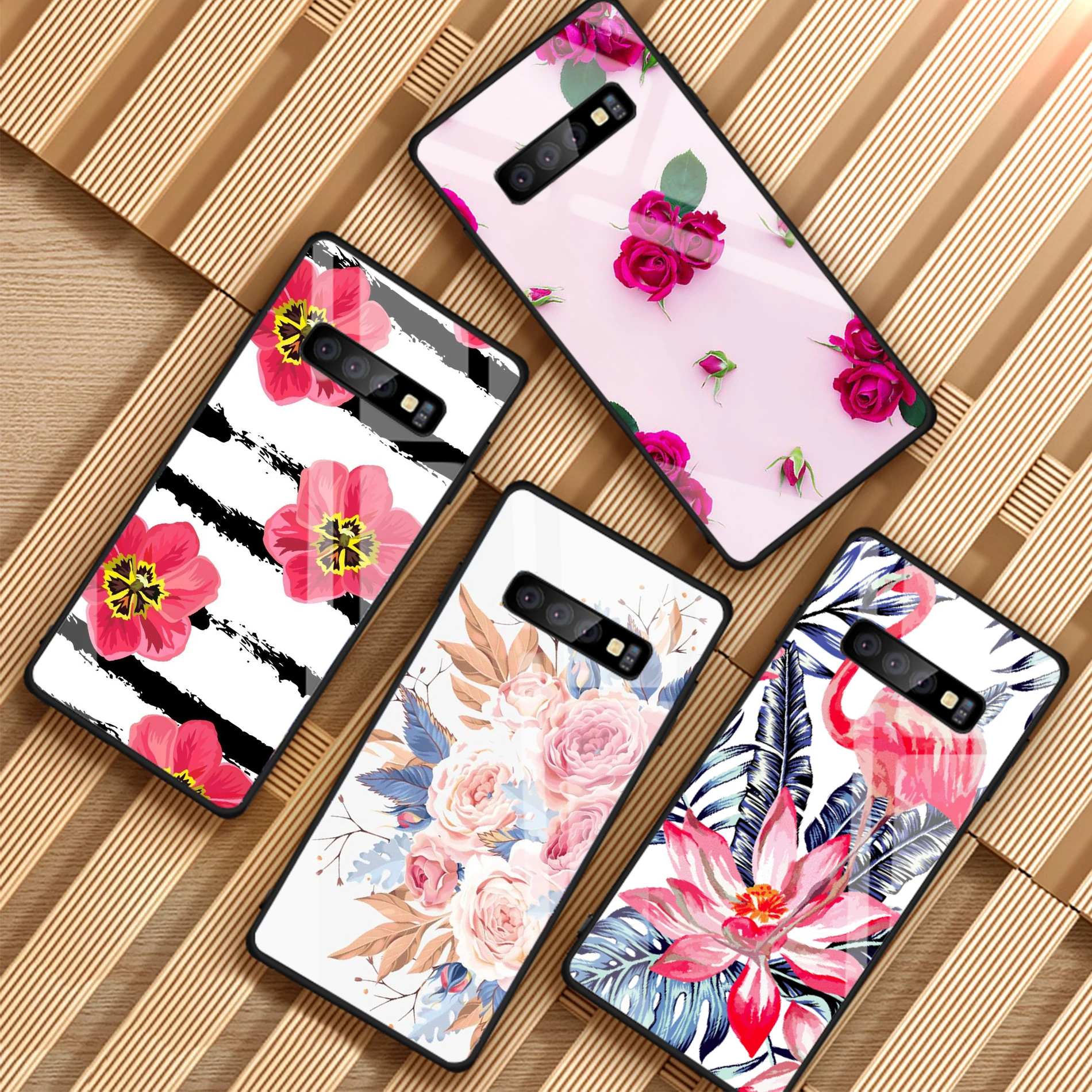 Чехол из закаленного стекла для Samsung Galaxy A6 A6S A8 A8S J6 J8 2018 S8 S9 S10 PLUS | Мобильные