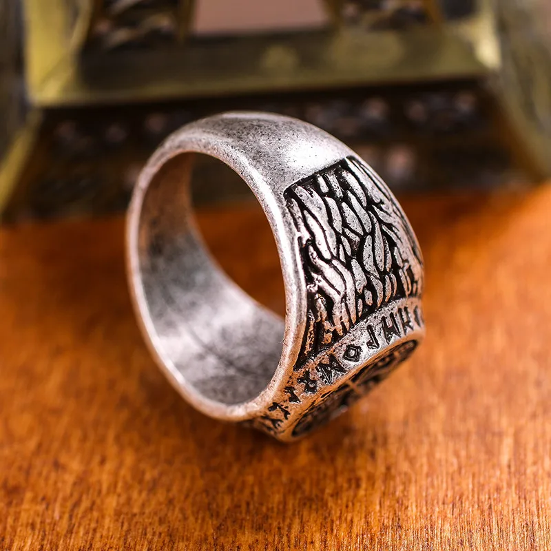 Vegvisir кольца компаса с рунами Viking Anel Bague Men Signet Jewelry antique | Украшения и аксессуары