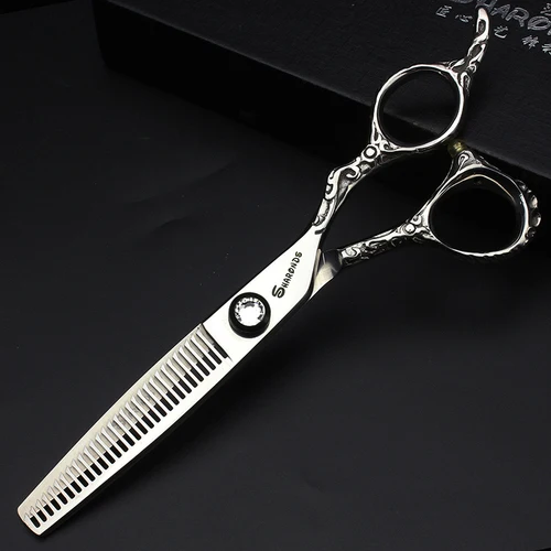 Right 6 inch Thin Подвеска ножницы для волос профессиональные 6,0 5,5 7 дюймов 440c Япония сталь правая левая рука истончение Tesoura ножницы для волос - Цвет: Right 6 inch Thin