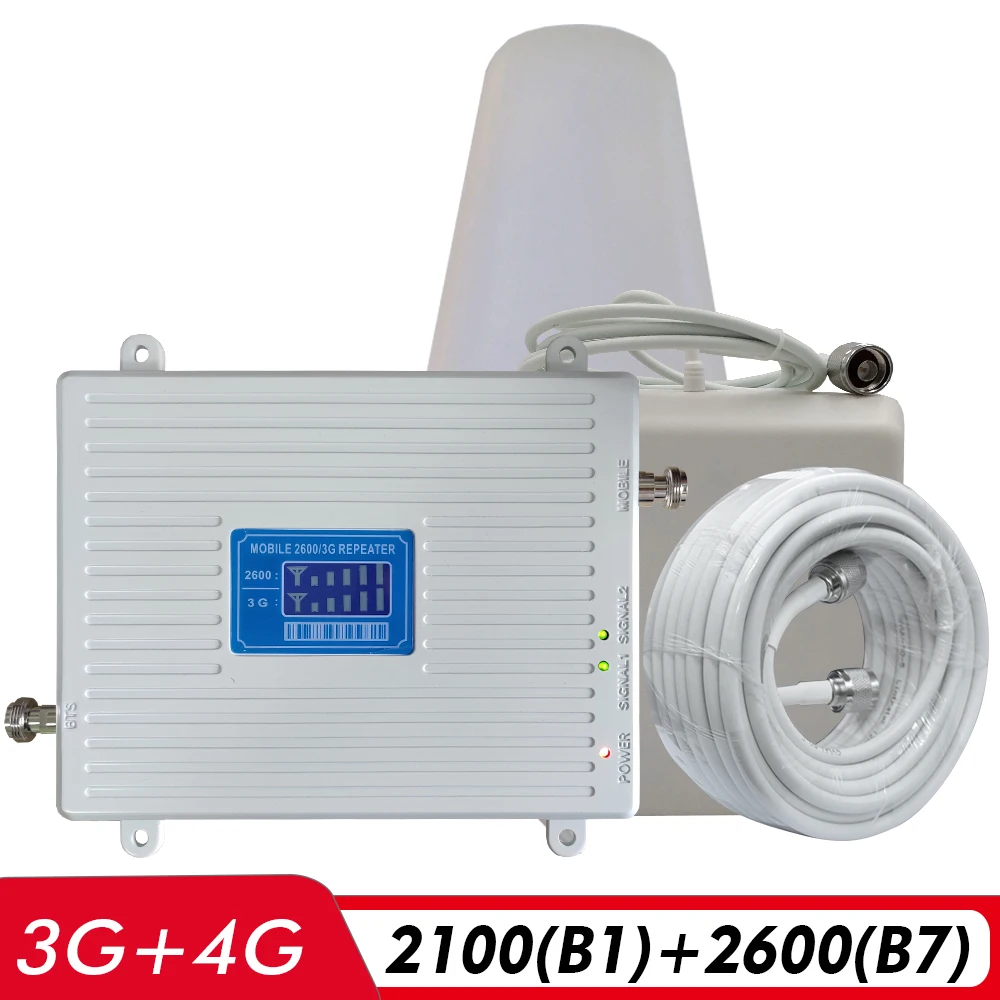 3g 4G повторитель двухканальный усилитель DCS/FDD LTE 1800 + WCDMA/UMTS 2100 сигнала сотового