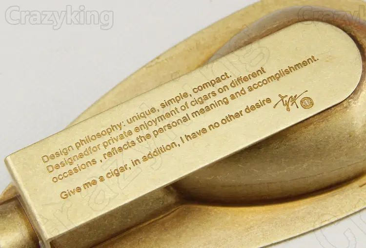 Jifeng Чистая медь минима винтажная пепельница для сигар Показать Стенд Cohiba - купить